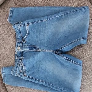 Topshop skinny high waist blue jeans